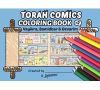 Torah Comics Coloring Book Vayikra, Bamidbar & Devarim (Coloring Books)