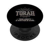 Torah Is Freedom Broken Chain Liberty Hebrew Roots Bible Law PopSockets Adhesive PopGrip