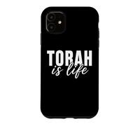 Torah is life Bible Jewish Hebrew School Yeshiva Rabbi Case for iPhone 11