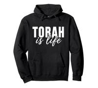 Torah is life Bible Jewish Hebrew School Yeshiva Rabbi Pullover Hoodie