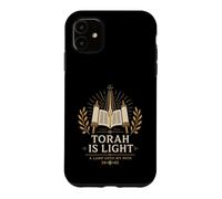 Torah Is Light A Lamp Unto My Path Messianic Hebrew Roots Case for iPhone 11