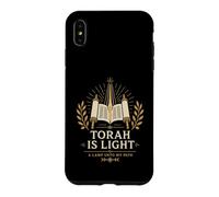 Torah Is Light A Lamp Unto My Path Messianic Hebrew Roots Case for iPhone XS Max