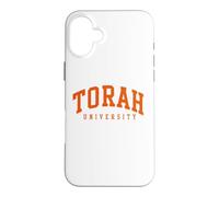 Torah University Hebrew School Yeshiva Jewish Matan Torah Case for iPhone 16 Plus