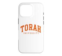 Torah University Hebrew School Yeshiva Jewish Matan Torah Case for iPhone 16 Pro