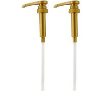 Torani and DaVinci Compatible Syrup Pumps (Set of 2)- fits bottles (25.4 oz-750ml)