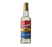 Torani Cane Sugar Sweetener (750ml) - Premium Coffee Syrup for Lattes, Hot Chocolate & Tea - Deliciously Sweet Sugar Cane Syrup for Cocktails, Mocktails & Soda - Ideal for Drinks and Desserts