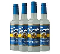 Torani Peppermint Syrup - Sugar Free Coffee Syrups Gift Set (4 x 750ml) - Classic Flavour for Lattes, Iced Coffees & Tea Beverages - Zero Calorie, Vegan Flavouring for Drinks