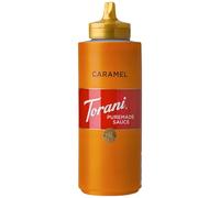 Torani Puremade Caramel Sauce (1 x 468g) - Rich, Buttery Flavour with No Artificial Ingredients - Ideal for Coffee, Milkshakes or Hot Chocolate - Ice Cream Sauce for Desserts, Pancakes & More