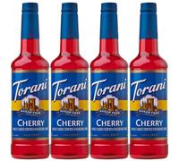 Torani Sugar Free Cherry Syrup Gift Set 4 x 750ml Zero Calorie Flavouring