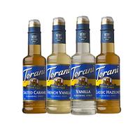 Torani Sugar Free Syrup, Coffeehouse Variety Pack, Set of 4 12.7 Ounce Bottles