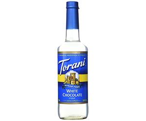 Torani Sugar Free White Chocolate Syrup with Splenda, 750 ml by Torani Classic Flavored Syrups