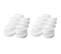 Toranysadecegumy 20Pcs Plastic Storage Caps Lids Ribbed for 70mm/86mm Standard Regular Mouth Mason Jar Bottle