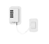 Toranysadecegumy Upgraded Password Window Lock Safety Lock Baby Children Fridge Lock Door Cabinet Limiter Locks-White