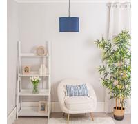 Torbery Set of 3 Nesting Easy Fit Ceiling Light Lamp Shades with Bulbs ValueLights Navy One Size