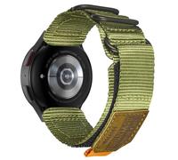 torbollo 20mm Watch Band Compatible with Samsung Galaxy Watch 5 44mm 40mm/Galaxy Watch 5 Pro 45mm/Galaxy Watch 4 44mm 40mm/Classic 46mm 42mm/Galaxy Watch 3 41mm,Rugged Nylon Leather Sport Strap