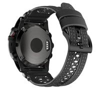 torbollo 26mm Replacement Watch Band for Fēnix 8 AMOLED 51mm/Fēnix 8 Solar 51mm/Fēnix 7X Pro/Fenix 7X Solar/Fenix 6X/Fenix 6X Pro,Top Grain Leather & Nylon Breathable Mesh Design