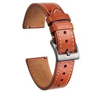 torbollo Cowhide Leather Replacement Watch Band for Men Women,18/20/22mm Quick Release Vintage Watch Strap