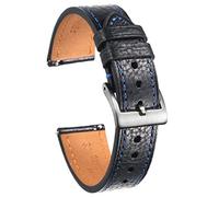 torbollo Cowhide Leather Replacement Watch Band for Men Women,18/20/22mm Quick Release Vintage Watch Strap