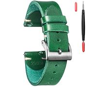 torbollo Leather Watch Bands for Men, Italian Buttero leather Watch Strap Quick Release Vintage Replacement Wrap of 18mm 20mm 22mm