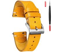 torbollo Leather Watch Bands for Men, Italian Buttero leather Watch Strap Quick Release Vintage Replacement Wrap of 18mm 20mm 22mm
