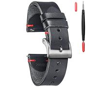 torbollo Leather Watch Bands for Men, Italian Buttero leather Watch Strap Quick Release Vintage Replacement Wrap of 18mm 20mm 22mm