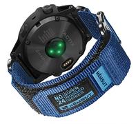 torbollo Nylon Band for Garmin Blue 22mm/Middle (7.2'' to 8.2'')