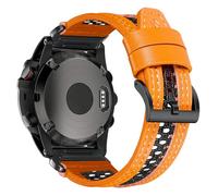 torbollo QuickFit 22mm Watch Band for Garmin Fēnix 8 47mm/Fēnix E 47 mm/Epix Pro 47 mm/Forerunner 965,Top Grain Leather & Nylon Breathable Mesh Design