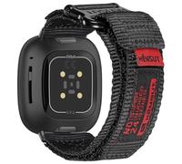 torbollo Watch Band Compatible with Fitbit Versa 3 / Versa 4 / Fitbit Sense/Sense 2 for Men, Rugged Nylon Sports Adjustable Strap Military Tactical Style Replacement Wristband