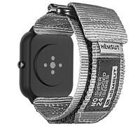 torbollo Watch Bands Compatible with Amazfit, Rugged Nylon Sports Strap With Velcro Woven Loop Design for Amazfit GTS 4/4 Mini/3/2 /2e/2 mini, Bip 3 Pro / 3/U Pro/Bip/Lite/S/S lite