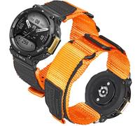 torbollo Watch Bands Compatible with Huami Amazfit T-Rex/T-Rex 2/T-Rex Pro/T-Rex Ultra, Rugged Nylon Sports Strap With Woven Loop Design