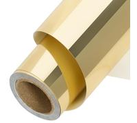 TORC Metallic HTV Heat Transfer Vinyl Roll 12" x10ft Gold Iron on Vinly for Shirts Compatible with Cricut or Silhoutte Cameo, Easy to Cut & Weed