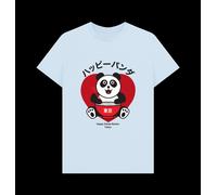 Torc Ramen Happy Panda Love Light Blue T-Shirt The Original Ramen Company Baby Blue S