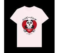 Torc Ramen Happy Panda Love Pink T-Shirt The Original Ramen Company Baby Pink L