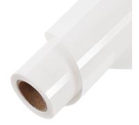 TORC White Glitter HTV White Heat Transfer Vinyl HTV Rolls, 12" x 6 ft Iron on Vinyl for T Shirts White Glitter HTV Vinyl for All Cutter Machines Easy to Cut & Weed for Heat Vinyl Design 1 Roll
