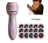 Torch and Projector - 120 Patterns Projector Torch | Battery-Powered Flashlight Projectors | Story Light Torches for Early Education, 3+ Boys & Girls, Party Bag Fillers