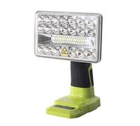 Torch for Ryobi 18v Battery, LED Work Light for Ryobi 18v Battery, 18W 2000LM LED Project Light Portable Floodlight and Spotlight Combo for Camping Garage Emergency
