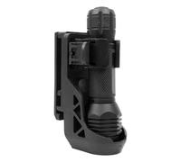 Torch Holster: Adjustable 360 Rotating Flashlight Case, Carry Bag Quick Release | Strong Side Lock Belt Holder for Outdoor Flashlights, Travel, Camping, Hiking