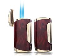 Torch Lighter Double Jet Flame Lighter (2PCS Brown)