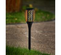 Torch Solar Garden Stake Light 11 Orange LED - 58cm by Bright Garden
