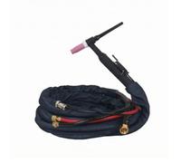 Torch WP-18 Argon Torch Head Welder Tool Water Cooled Copper Silicone Assembly with Insulated Braided Hose Advanced Cooling Suitable for Fabrication Repair Heavy tasks, 8 Meters