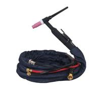 Torch WP-18 Argon Torch Head Welder Tool Water Cooled Copper Silicone Design with Long Torch Head Pink Nozzle Guard White Tip Suitable for Fabrication Repair Industrial use, Size to 3