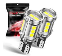 Torchbeam 912 921 LED Reverse Light Bulbs T15, 3000 Lumens, 904 916 W16W 6000K Xenon White Reverse Light Bulbs with 3030 LED Chips, Non-Polarity, CANBUS Error Free