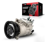 Torchbeam AC Compressor with Clutch Fit for Volkswagen Jetta 2005-20142.5L, Beetle 2006-2010, 2012-2014, Passat 2012-2014 2.5L, Rabbit 2006-2009, Golf 2010-2014, OE: 638895, 6512321