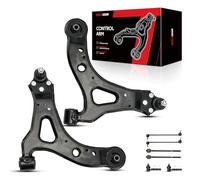 Torchbeam Front Lower Control Arm w/Ball Joint & Sway Bar Links & Outer Tie Rods Suspension Kit Replace for 2005-2007 Buick Terraza Saturn Relay, 2005-2009 Chevy Uplander Pontiac Montana K623125 8pcs