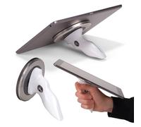 TORCHGRIP Universal Tablet Stand for Desk, Lap, Pillow, Bed and Tablet Handle, Mobile Compatible with iPad, Samsung and Most Other Tablets, Made in USA (White/White)