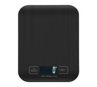 Torchtree Kitchen Scales, 22lb Food Scale with Batteries, 5 Units with Tare Function, Touch Button, Backlit LCD, Black-10kg