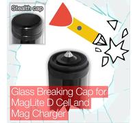 TorchUpgrades Stealthy Glass Breaking End/Tail Cap MagLite D Cell Mag Charger Torch/flashlight