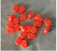 Torchwood Fishing Tackle CORN SHAPED BOILIE BAIT STOPS FOR HAIR RIGS COARSE, CARP, BARBEL, FISHING UK SELLER (Red)