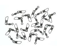 Torchwood Tackle 20 x size 8 rolling swivel with Quick Change Snap Link Pike Carp Lure Coarse Fishing