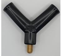 Torchwood Tackle Black Metal Alloy Spreader V Block for carp pike barbel landing net heads